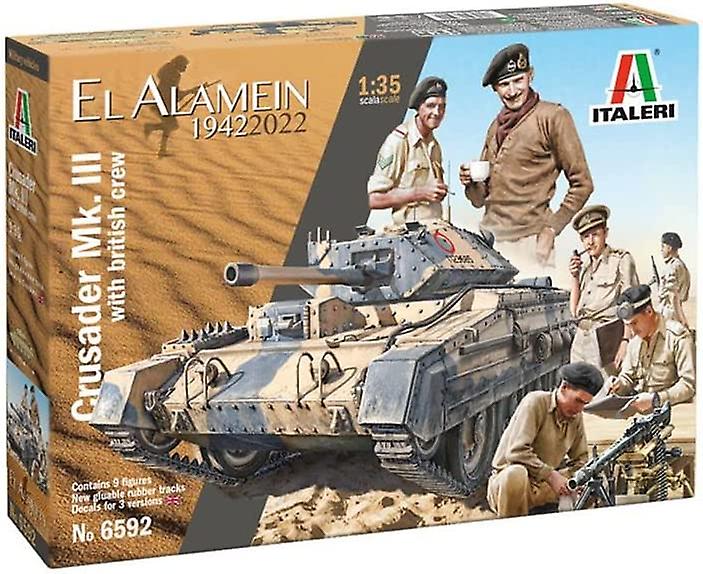 Italeri Crusader Mk.Iii met Britse tankbemanning
