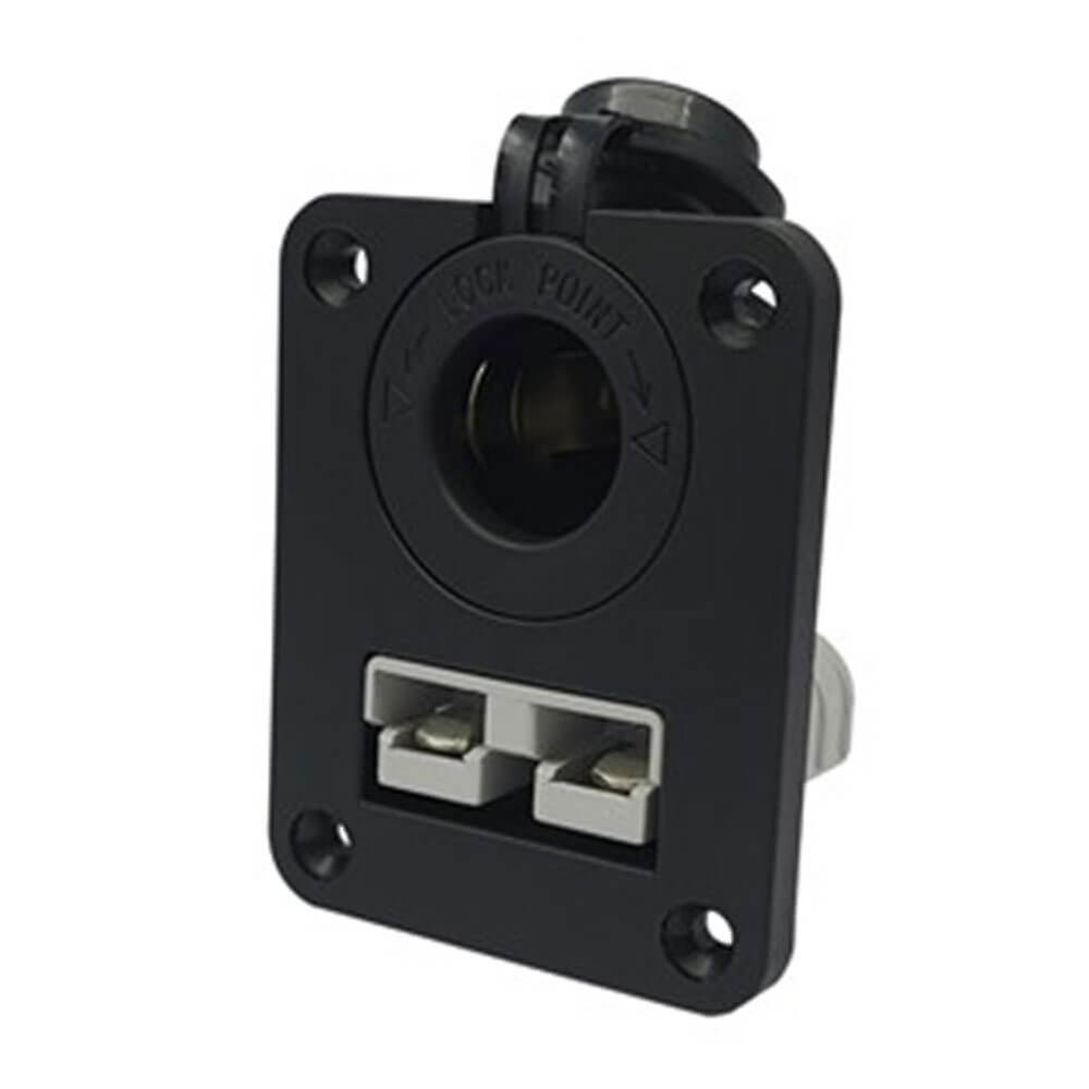 Flush Mounting Bracket Anderson Connector And Cigarette Lighter Panel Mount 50A