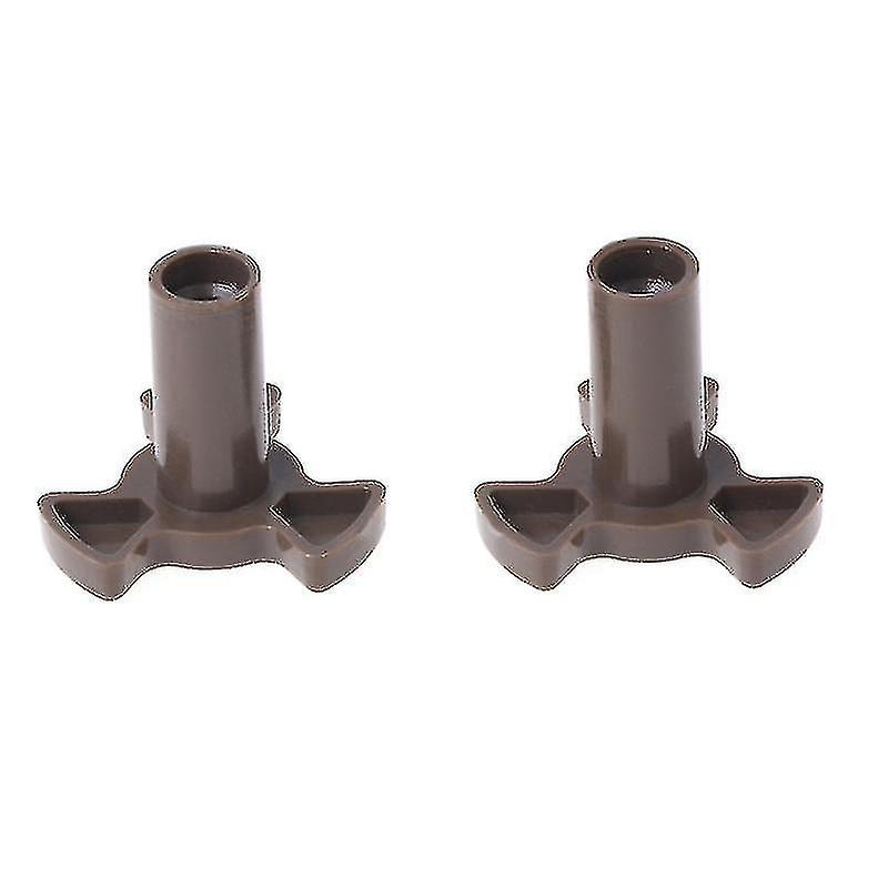 2pcs Universal Microwave Turntable Coupler Plate Support Stand Drive Cog Tools