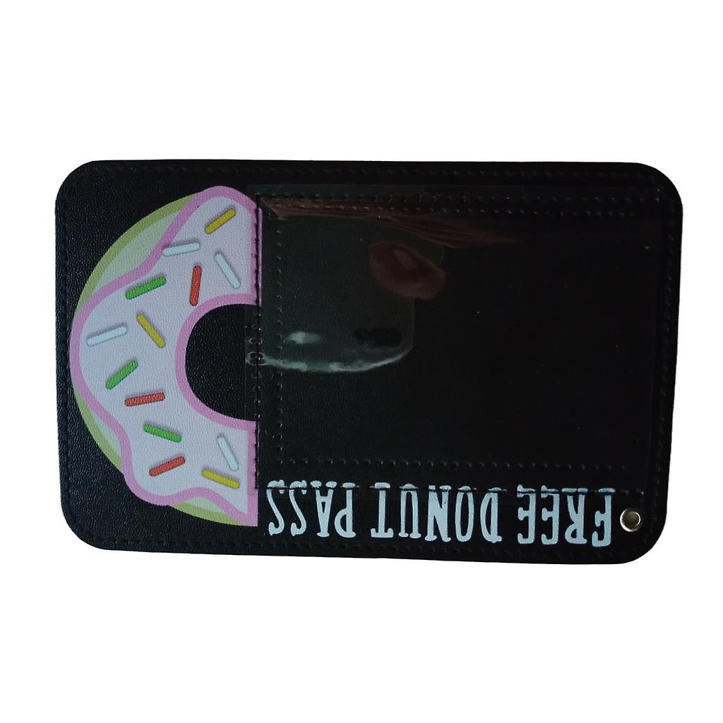 Waterproof Vaccination Card Protector Name Cards Holder Black