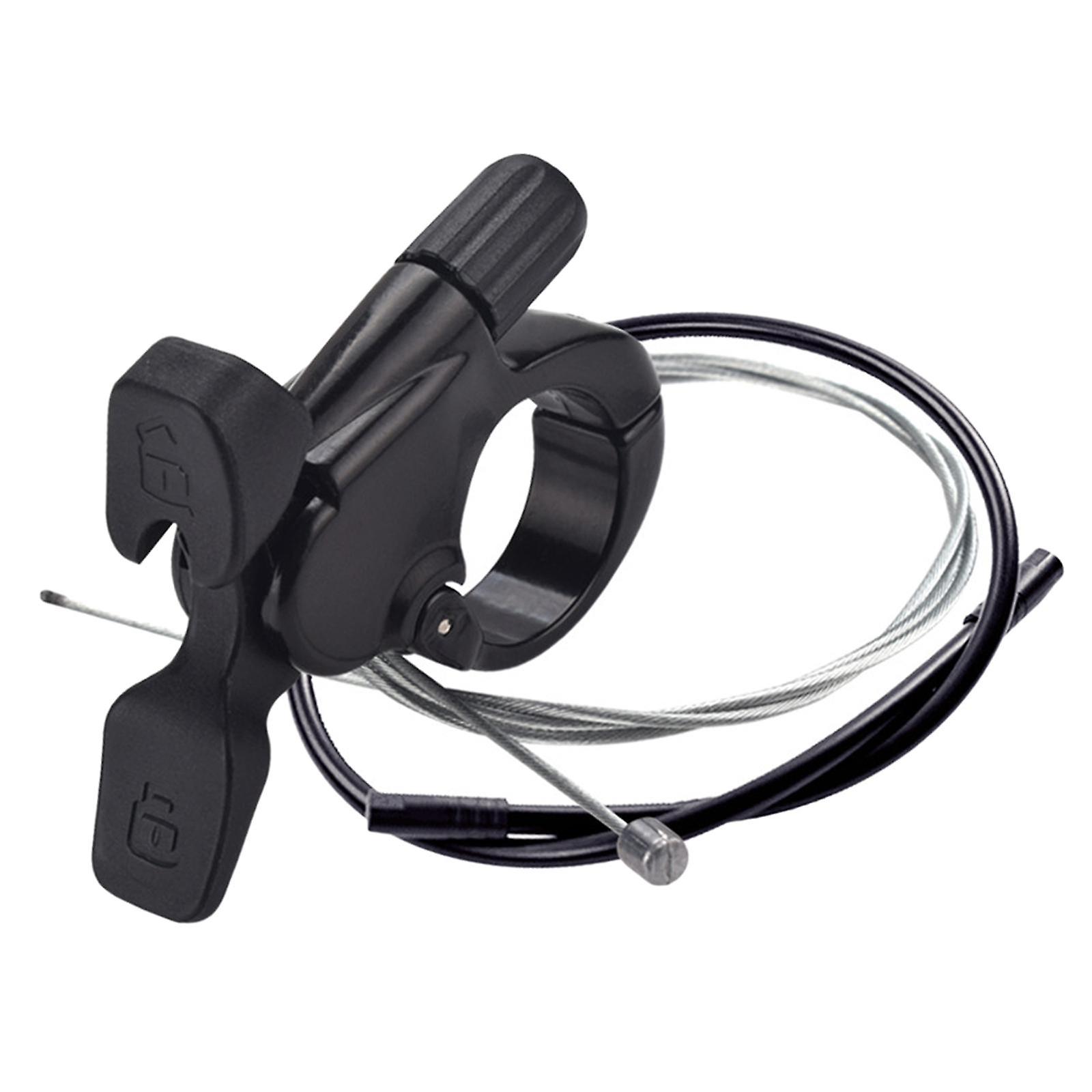Bike Front Fork Remote Control Lockout Lever Bicycle Part with Wire Tube