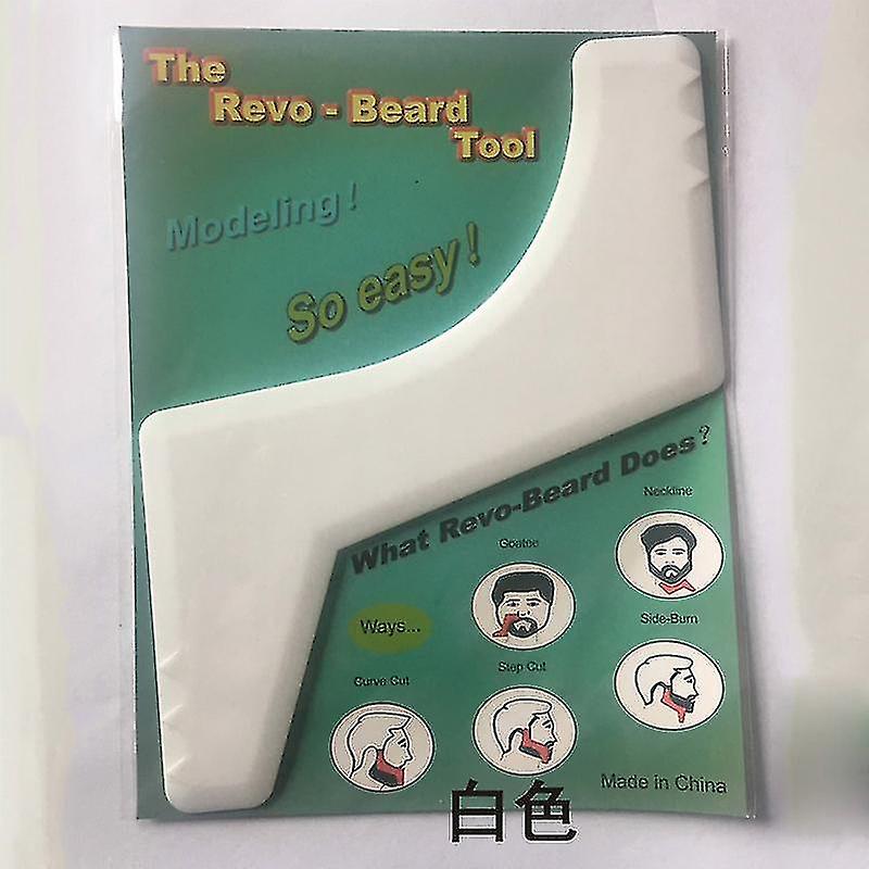 Beard Styling Template Stencil Beard Comb for Men Lightweight and Flexible Fits All-In-One Tool Beard Shaping Tool