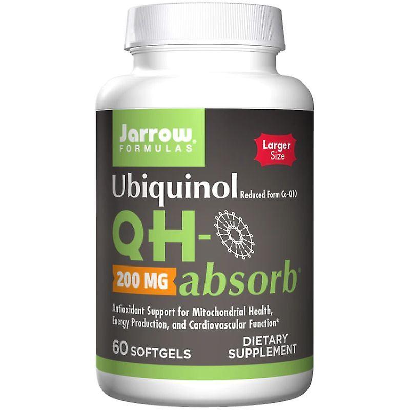 Jarrow Formulas Ubiquinol QHabsorb 200mg Softgels 60