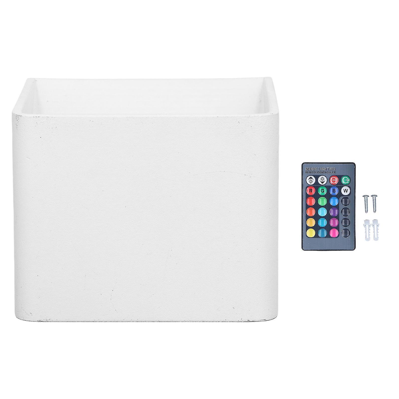 Dimmable RGB LED Wall Light 3W 280lm with Remote Control Aluminum and 4 Lighting Modes 85-265V