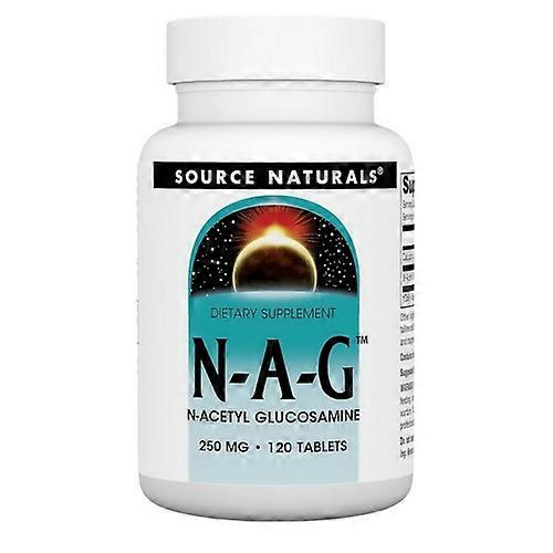 Source Naturals N-A-G,250 mg ,120 Tabs (Pack of 3)