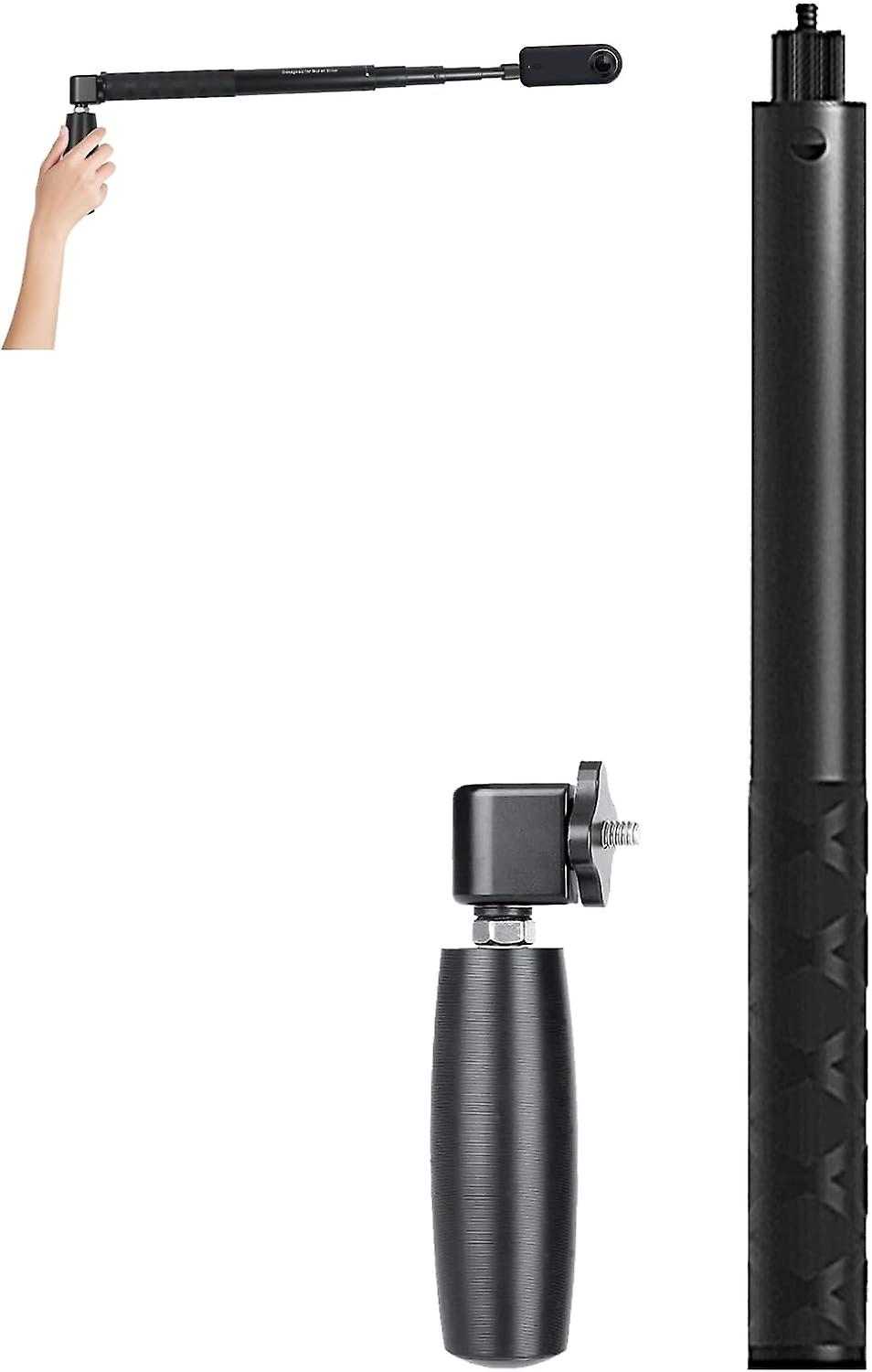 Bullet Time Extended Selfie Stick Extension Rod and Ergonomic
