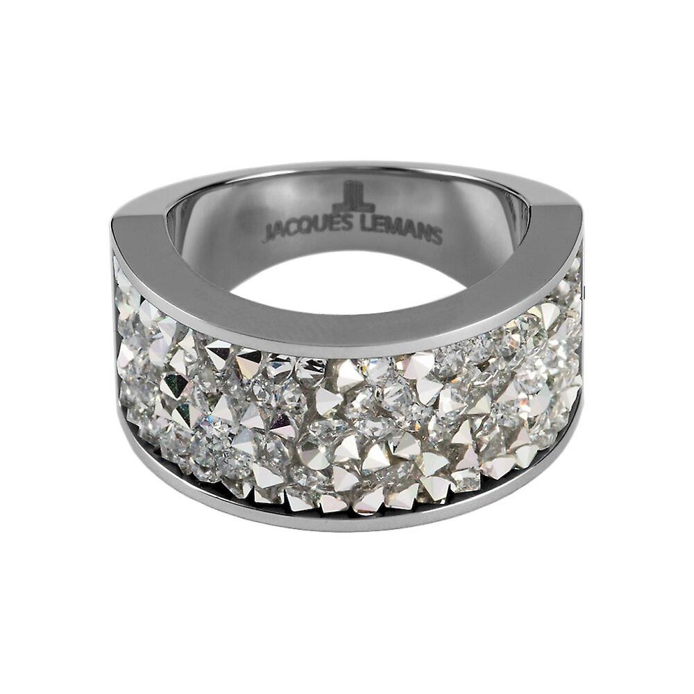 Jacques Lemans - Ring with Swarovski crystals - S-R2035B56 - Ring width: 56
