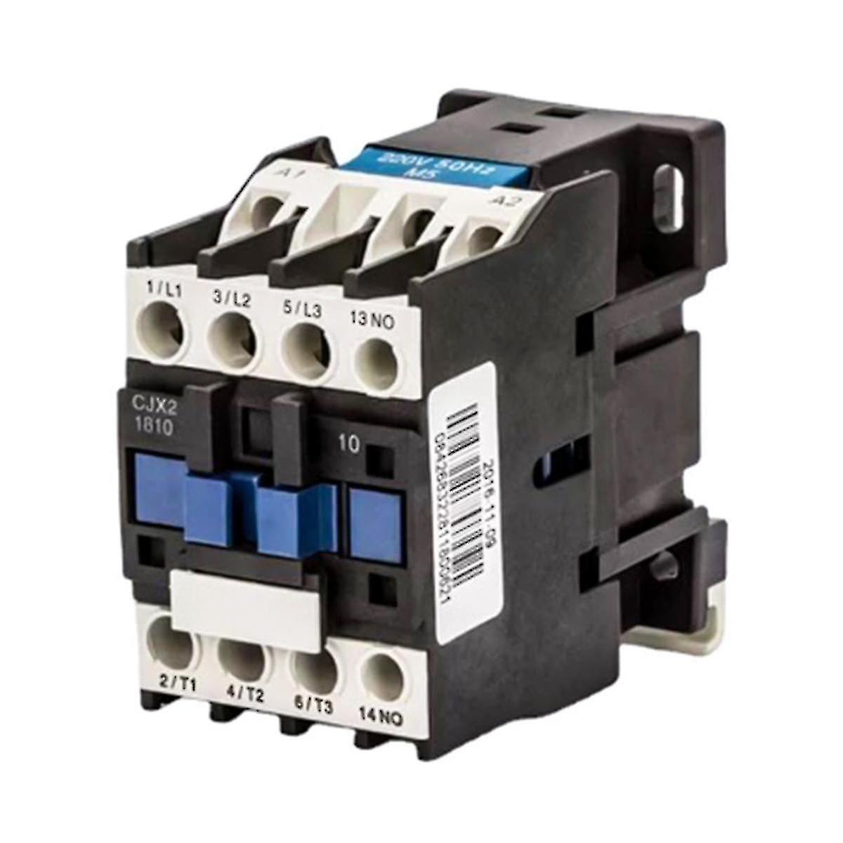 Kontaktor Cjx2-1810 18A brytere Lc1 Ac Kontaktorspenning 220V CJX2-1810