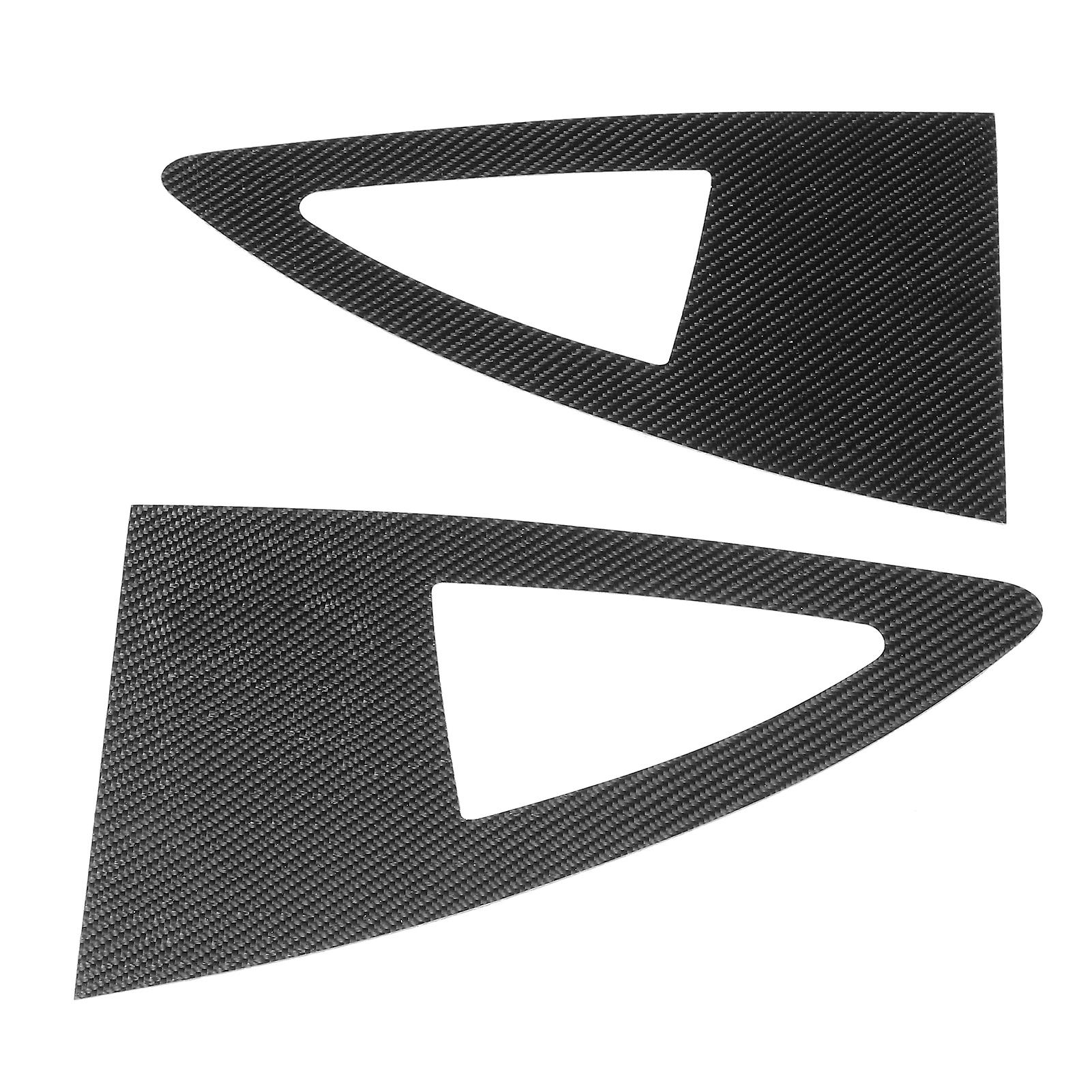 Window Shutter Trim,2Pcs Triangular Window Panel Car Exterior Trim Side Window Cover Next-Gen Design