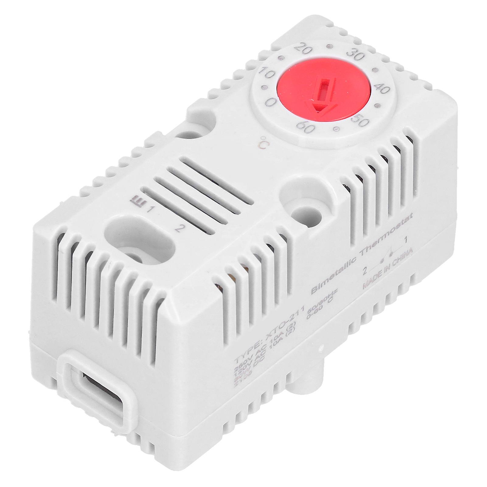 Adjustable Normally Closed Mechanical Thermostat Temperature Controller Switch for XTO‑211