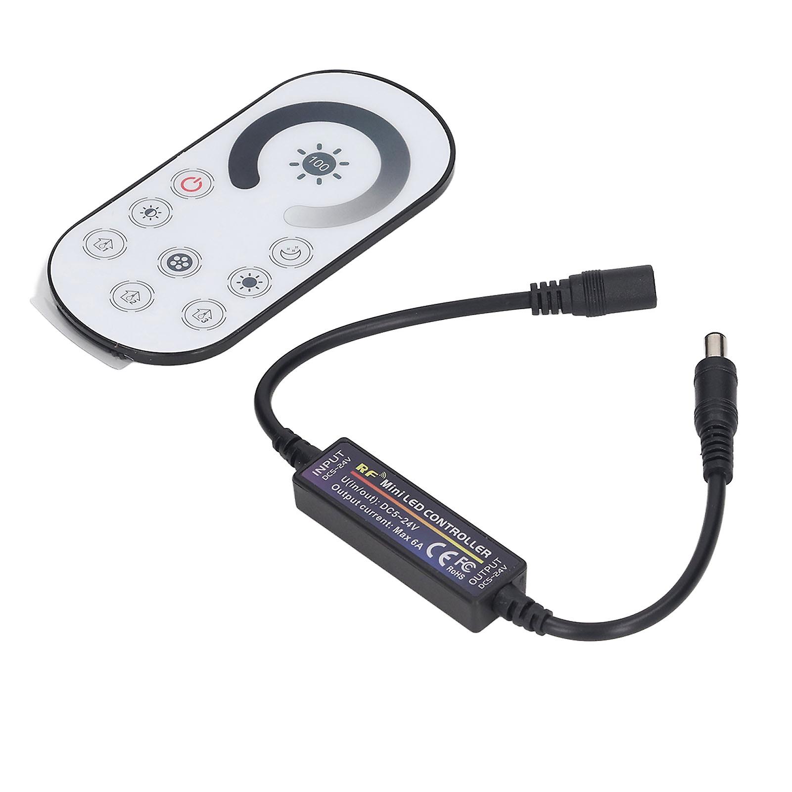 RF Full Touch Dimmer Wireless Constant Voltage LED Controller Mini Induction Light Bar Controller DC 5?24V