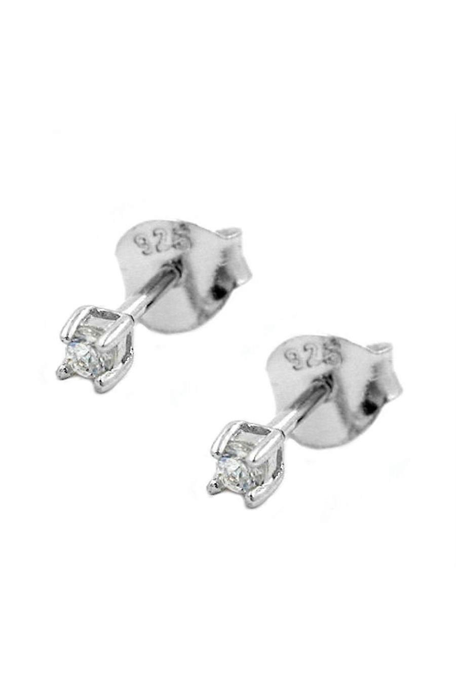 Stud Earrings Zirconia Silver 925 - Gl91611