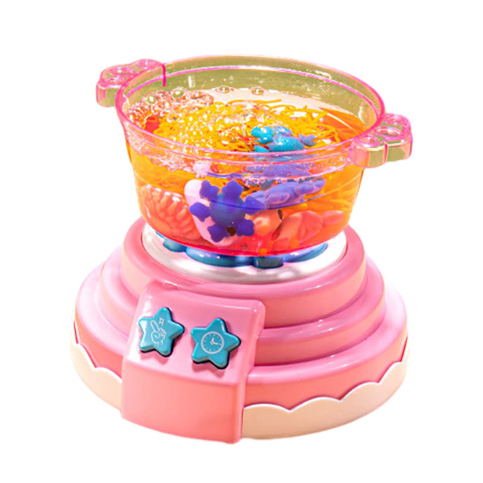 DIY Sea Water Toy Hot Pot Set with Sound Lights Easy Using Puzzle Playthings Birthday Christmas Gift