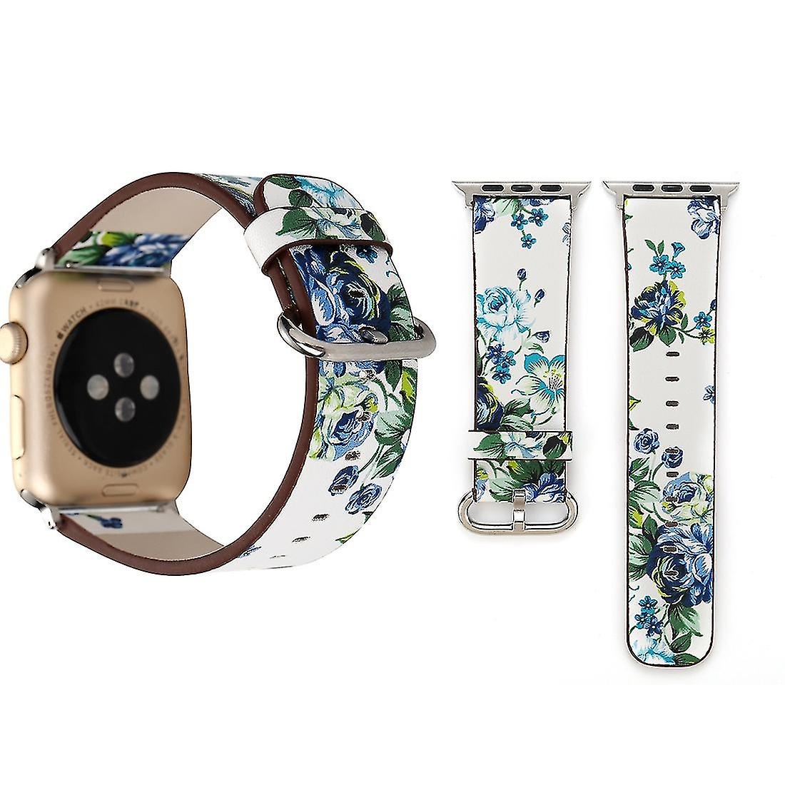 Rustic Leather Strap For Apple Watch Style 1