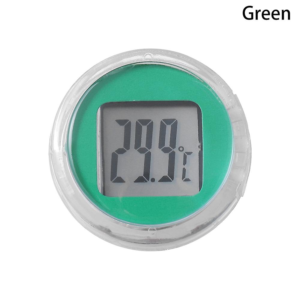 Mini Motorcycle Digital Thermometer Waterproof Paste Type Motorcycle Clock Car Interior Motorcycle Accessories~24184