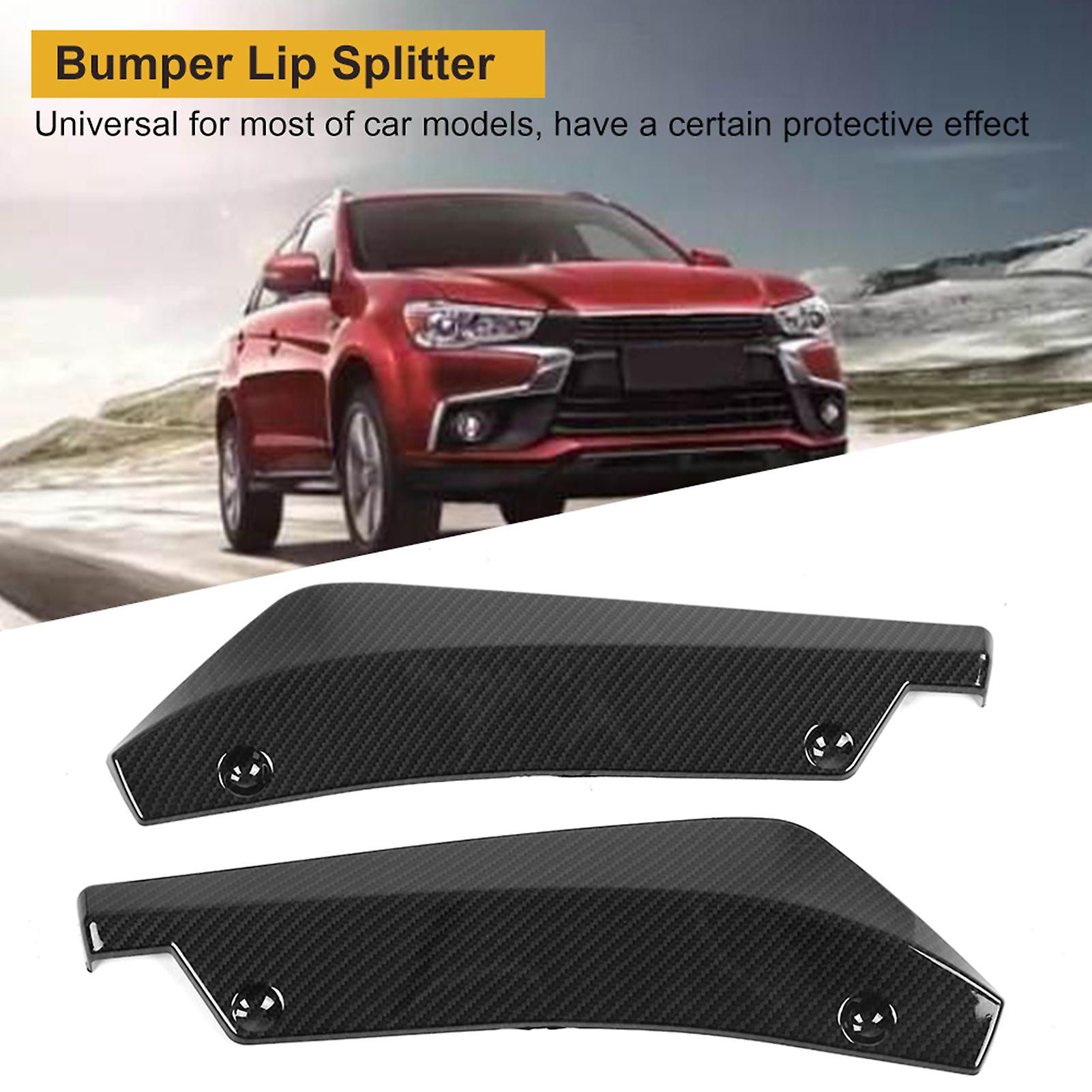 1 Pair Universal Modified Carbon Fiber Rear Bumper Diffusers
