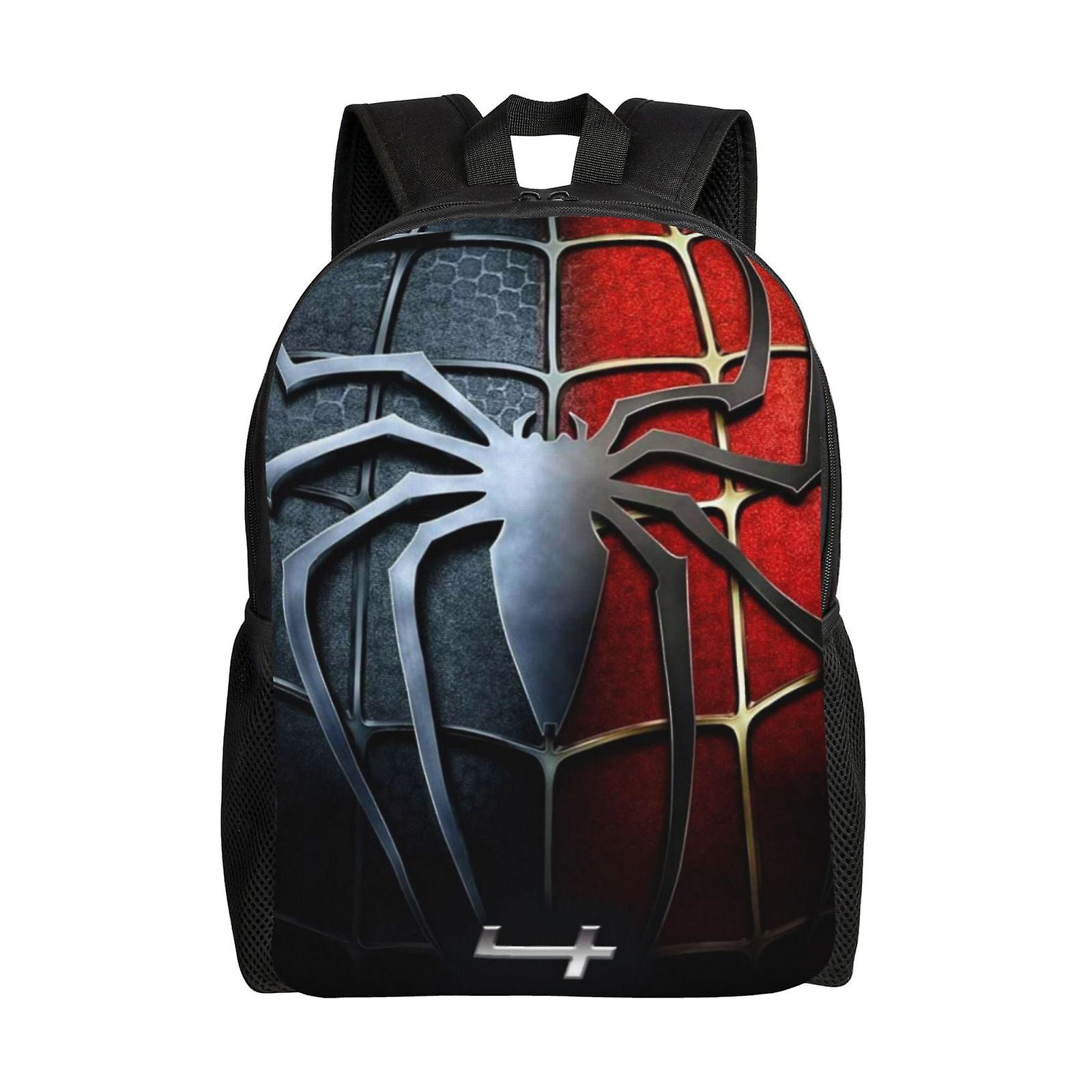 Spider Man Backpack, Travel Laptop Backpack, Water Resistant College School Computer Bag, Durable