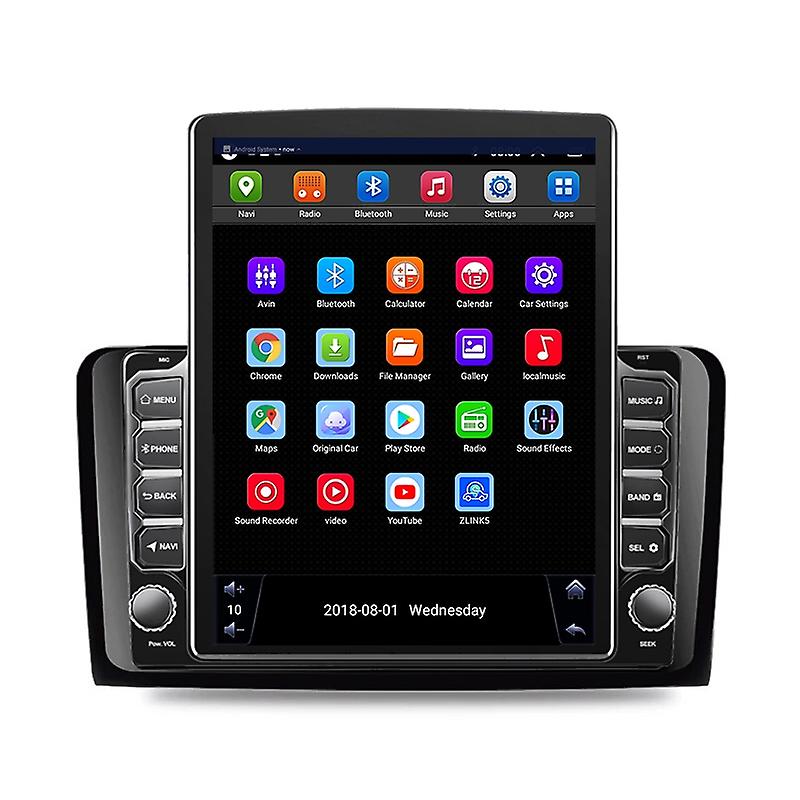 Android Car Radio For Mercedes Benz M-Class W164 GL-Class X164 ML GL For Tesla Style 9.7 Inch