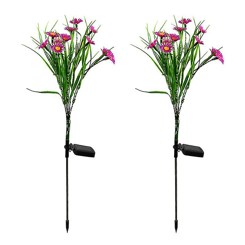 2pcs Solar Led Flower Light