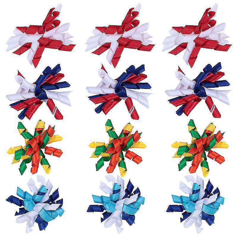 12pcs Halloween Pet Hair Bows