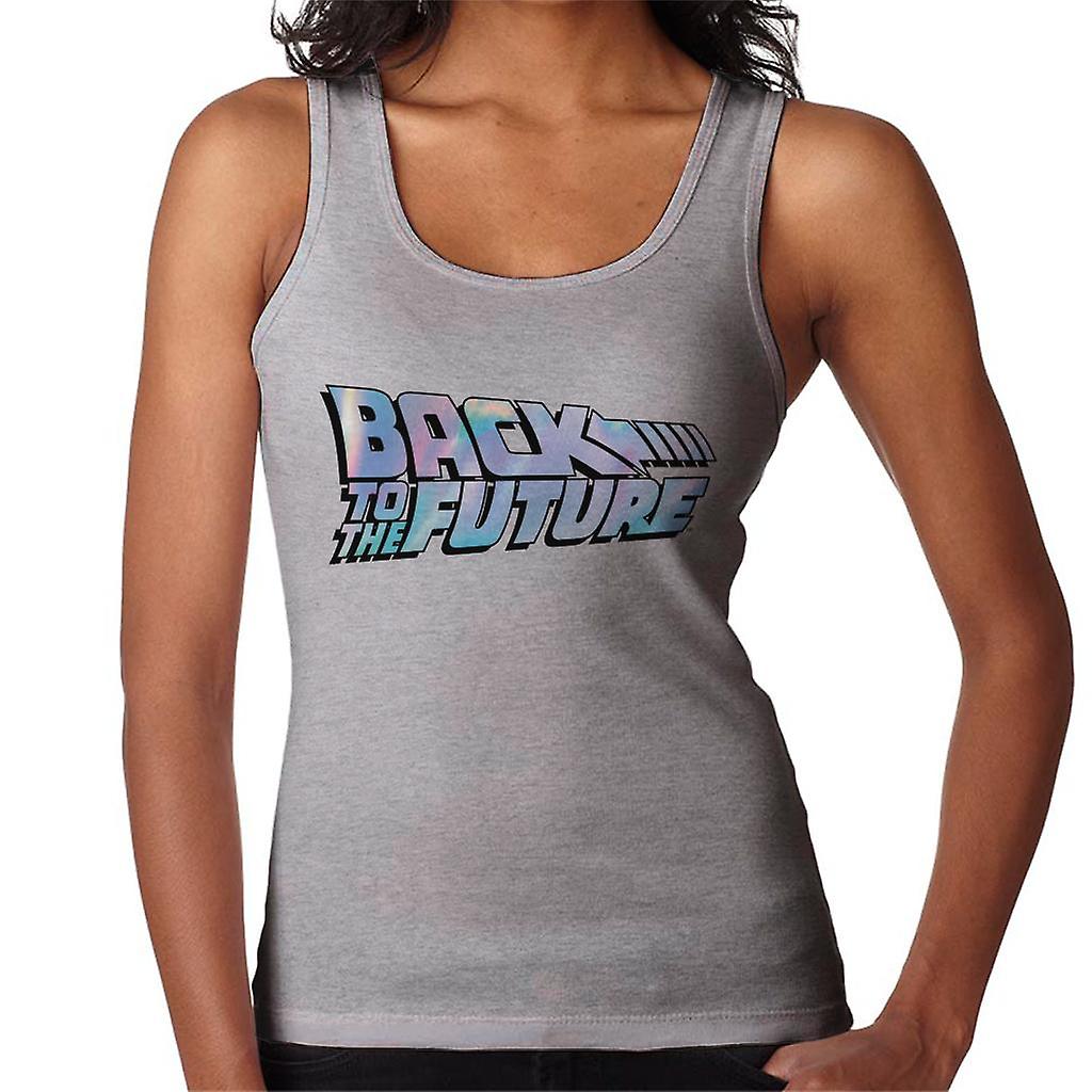 Back to the Future Pink Gradient Logo Women's Vest
