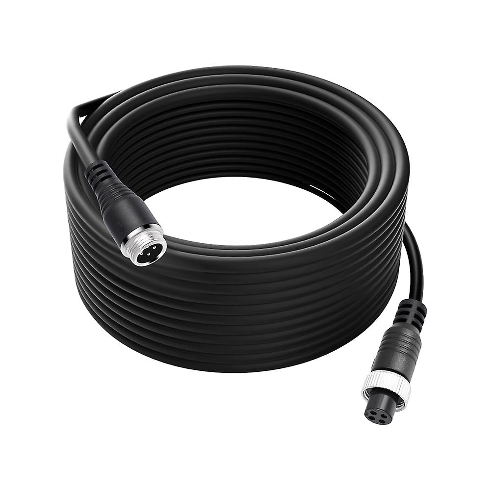 Video Camera Cable for Rear View Camera and Monitor,4Pin Aviation Extension Cable Extension Wire for Car Truck RV 15m