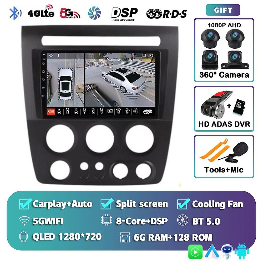 Android 13 Car Radio For Hummer H3 1 2005 - 2010 Car Radio Multimedia Video Player Navigation Gps Stereo Wireless Carplay Auto