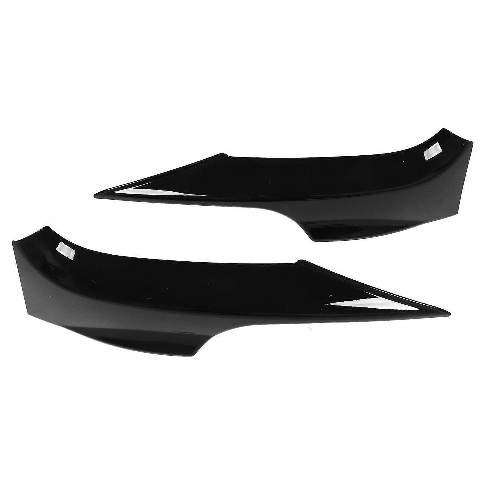 Glossy black bumper lip for 3 Series E92 E93 left right pair