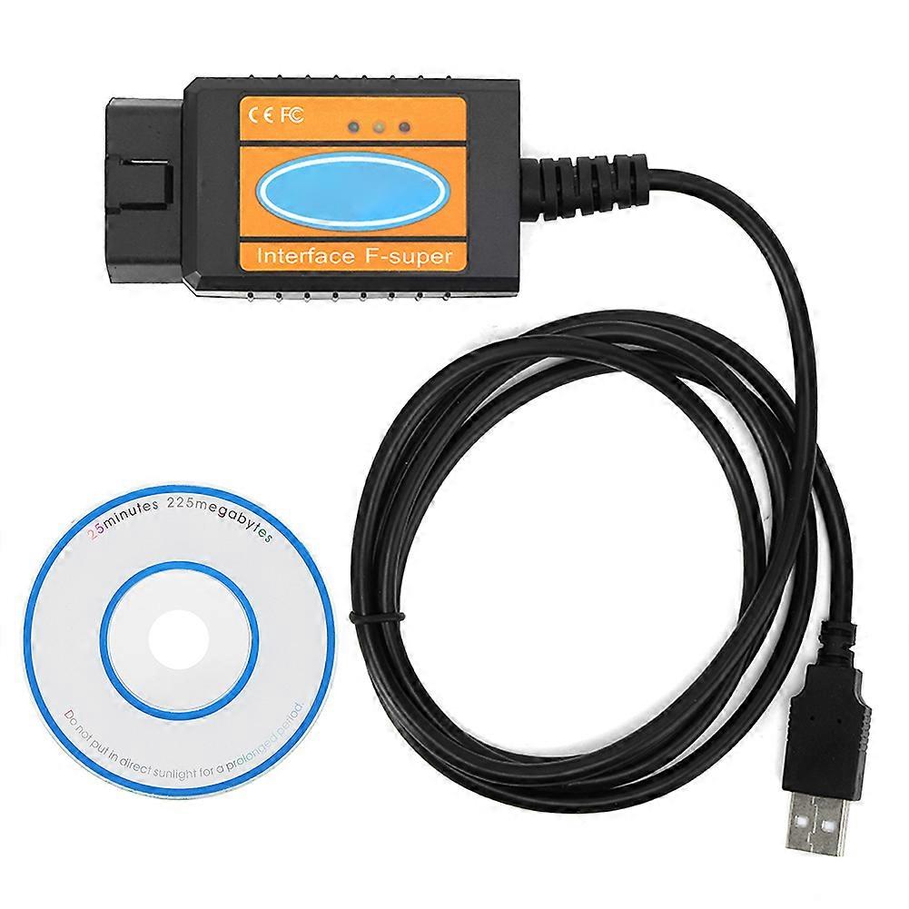 USB Car Diagnostic Tool Car Scanner Fault Code Reader Cable Fit for Ford E2U511