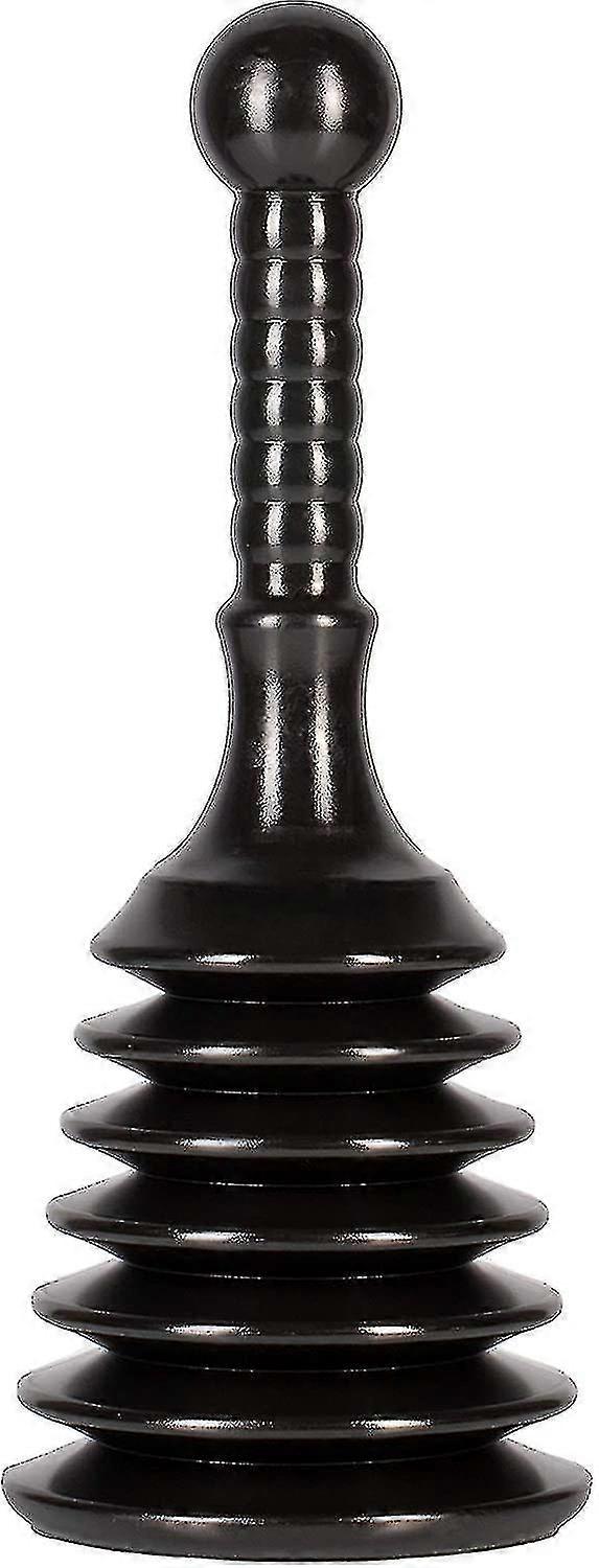 Plumbing Tool-drain Plunger Ribbed Profile For Strong Suction Power