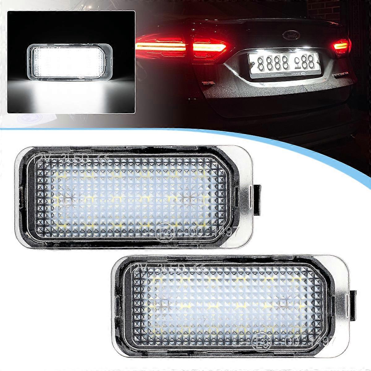 Number Plate Light Led License Lamps For Ford Jaguar Xj Xf Fiesta