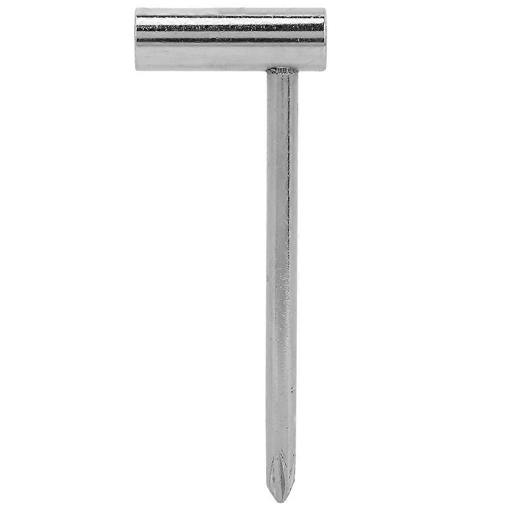 6.35mm εργαλείο ρύθμισης κλειδιού δεκαεξαδικού μετάλλων για τα εξαρτήματα μουσικών οργάνων κιθάρας (ασήμι)