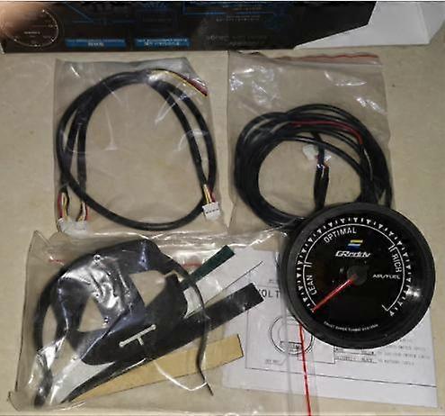 GReddi Boost Gauge Water Temp 7 Warna LCD Display Turbo Oil Pressure RPM Tachometer Racing Meter 62Mm 2.5 Inci dengan Sensor