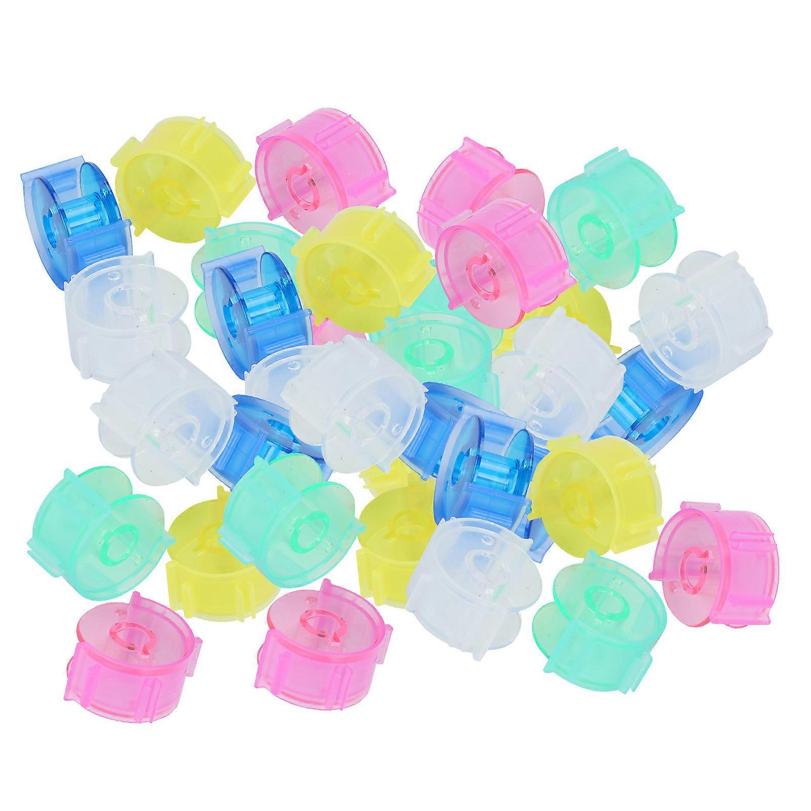 100Pcs Bobbin Fixing Clips Anti Dropping Spool Storage Holding Sewing Machine Accessories