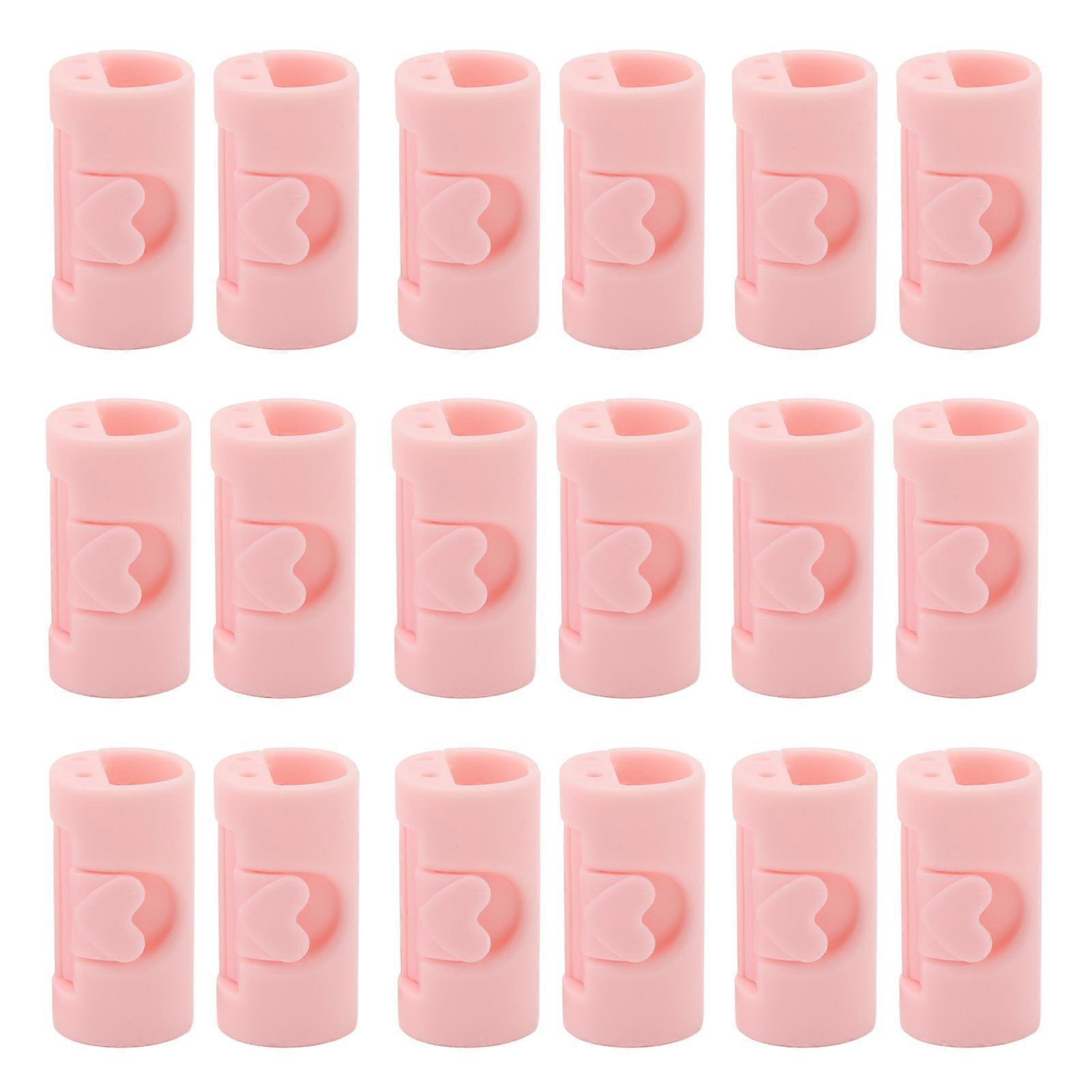 18pcs Bed Sheet Grippers Sheet Fasteners Clips Two Levels Adjustable Prevent Slipping Bedsheet Clips Keep Sheets Snug Pink