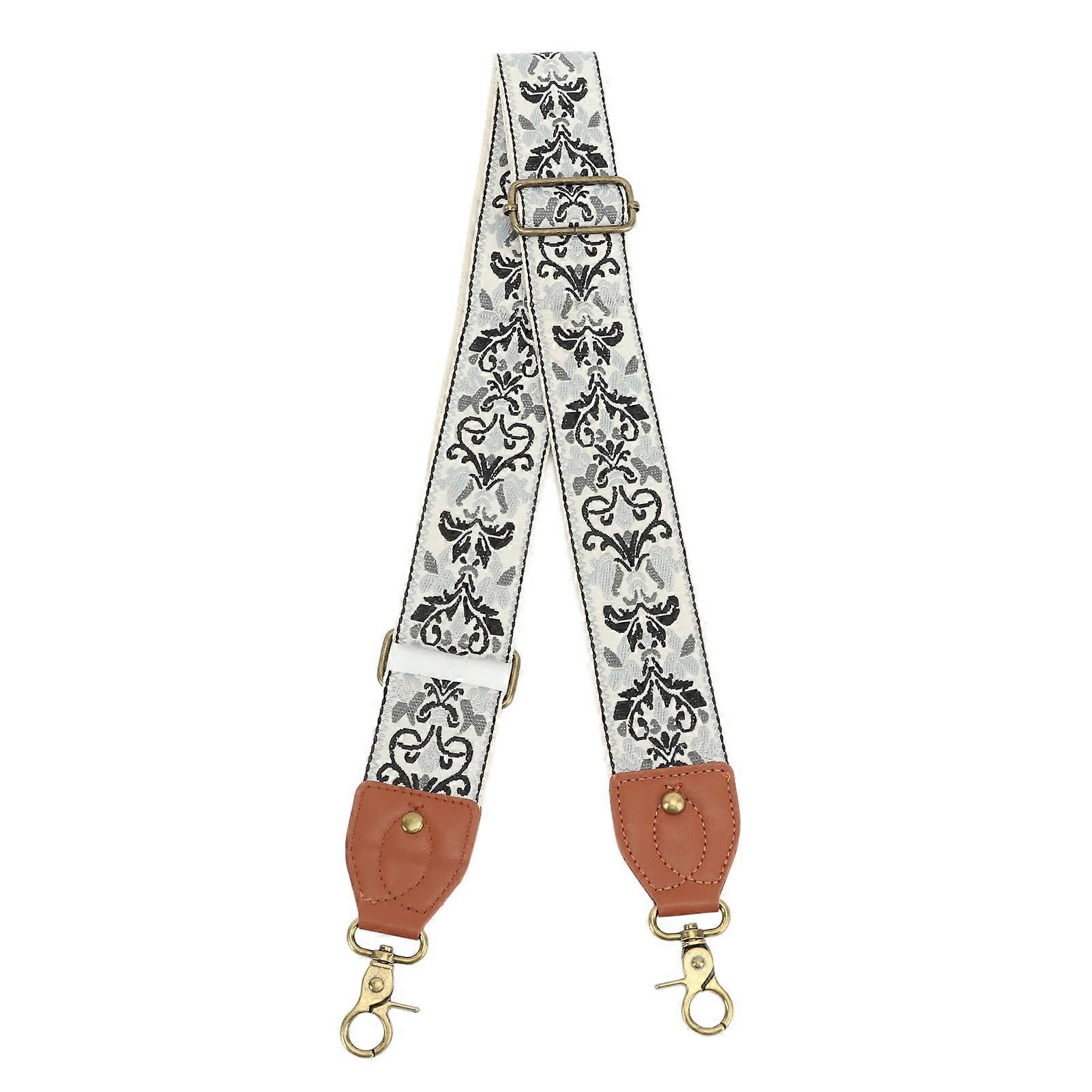 Embroidered Camera Strap Thickened Bohemian Style Floral Pattern Camera Neck Shoulder Strap For Digital Slr Cameras