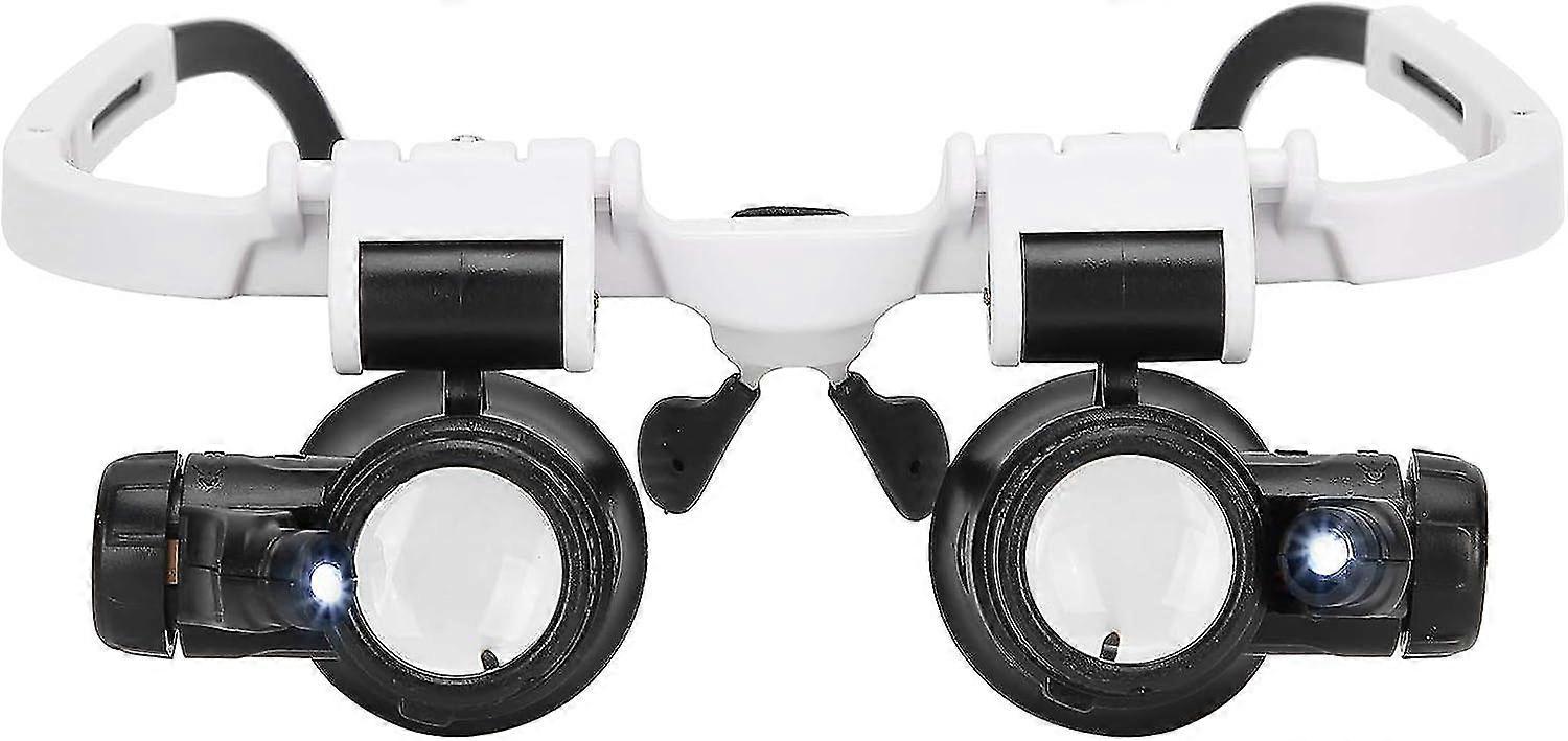 Kopflupe, einstellbare Lupe mit LED-Licht zum Auslesen