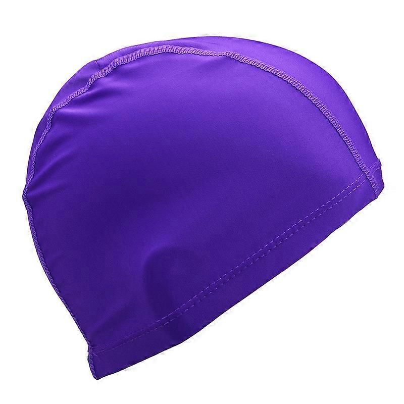 Stretch Swimming Cap Comfortable Fabric Lightweight Swimming Cap Women Men Swimming