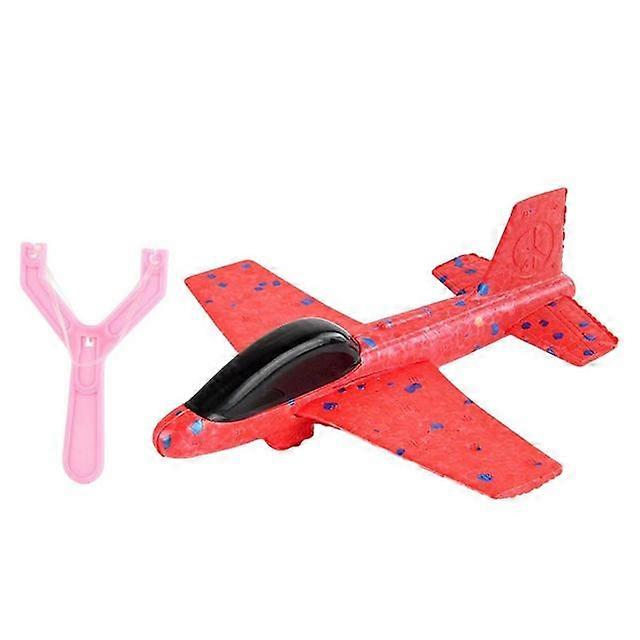Toys For Boys 10M Foam Plane Launcher Catapult Airplane Toy Children Outdoor Game Bubble Model Shooting Fly Roundabout Toys
