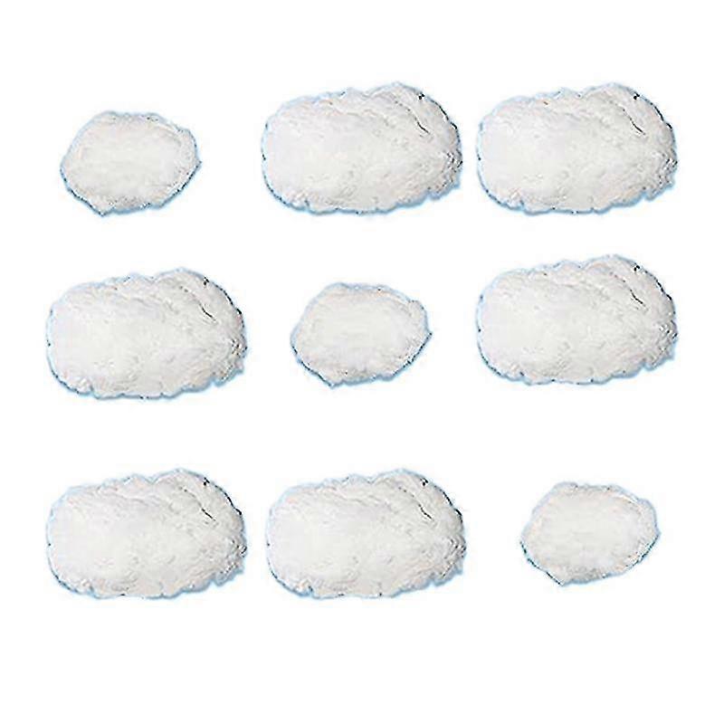 9PCS Clouds Decorations for Ceiling, Cotton Simulation Hanging Cloud Decoration, 3D Artificial Clou