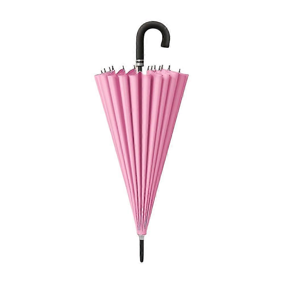24 Bone Long Handle Umbrellas Reinforcement Windproof Parasols All-weather Umbrellas For Rainy Day