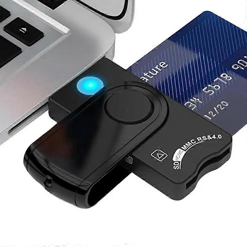 CAC Reader USB 2.0 Safe AC Reader For Linux EMV Multifunctional Accessory For Fast Transfering Compact Portable For Home