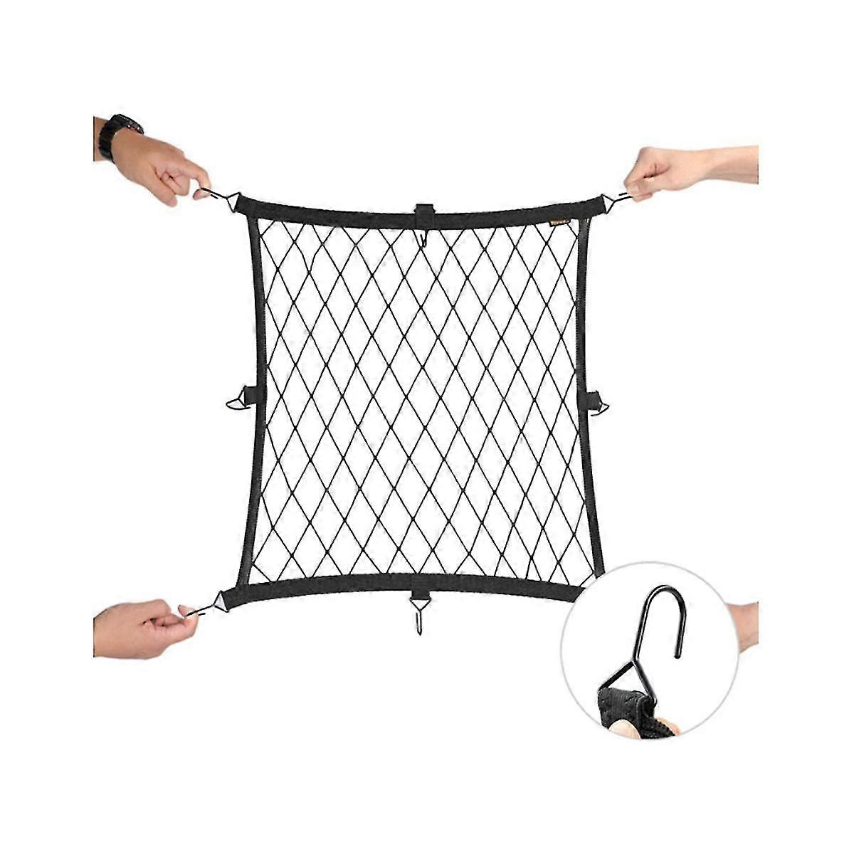 מחזיק קסדת אופנוע קרנף 8 ווי פלסטיק מזוודות אופנוע מחזיק רשת אחסון תיקי תא מטען אביזרים