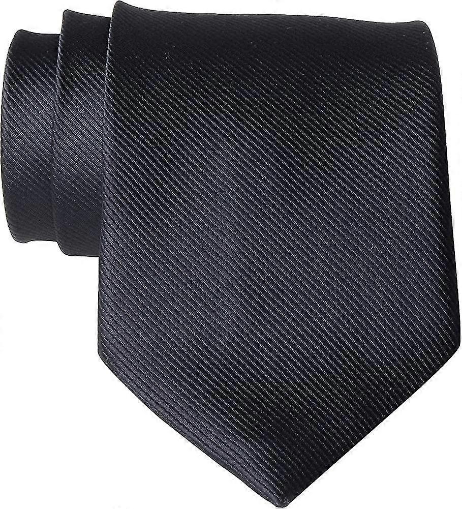 Men's Solid Plain Tie Satin Polyester Necktie For Wedding Or Work