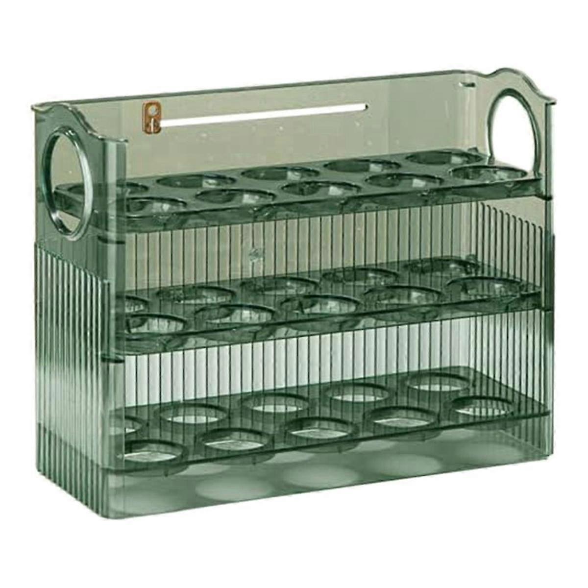 Egg Basket Egg Rack Transparent Egg Storage Box Refrigerator Storage Side Door Storage Box Househol