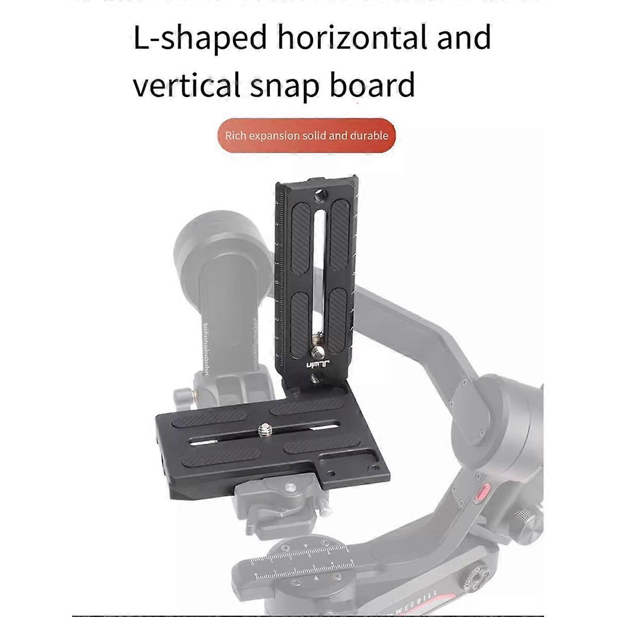Piastra stabilizzatrice verticale a forma di L adatta per stabilizzatore Weebill Weebill S Cloud Crane 2/3S L-Plate