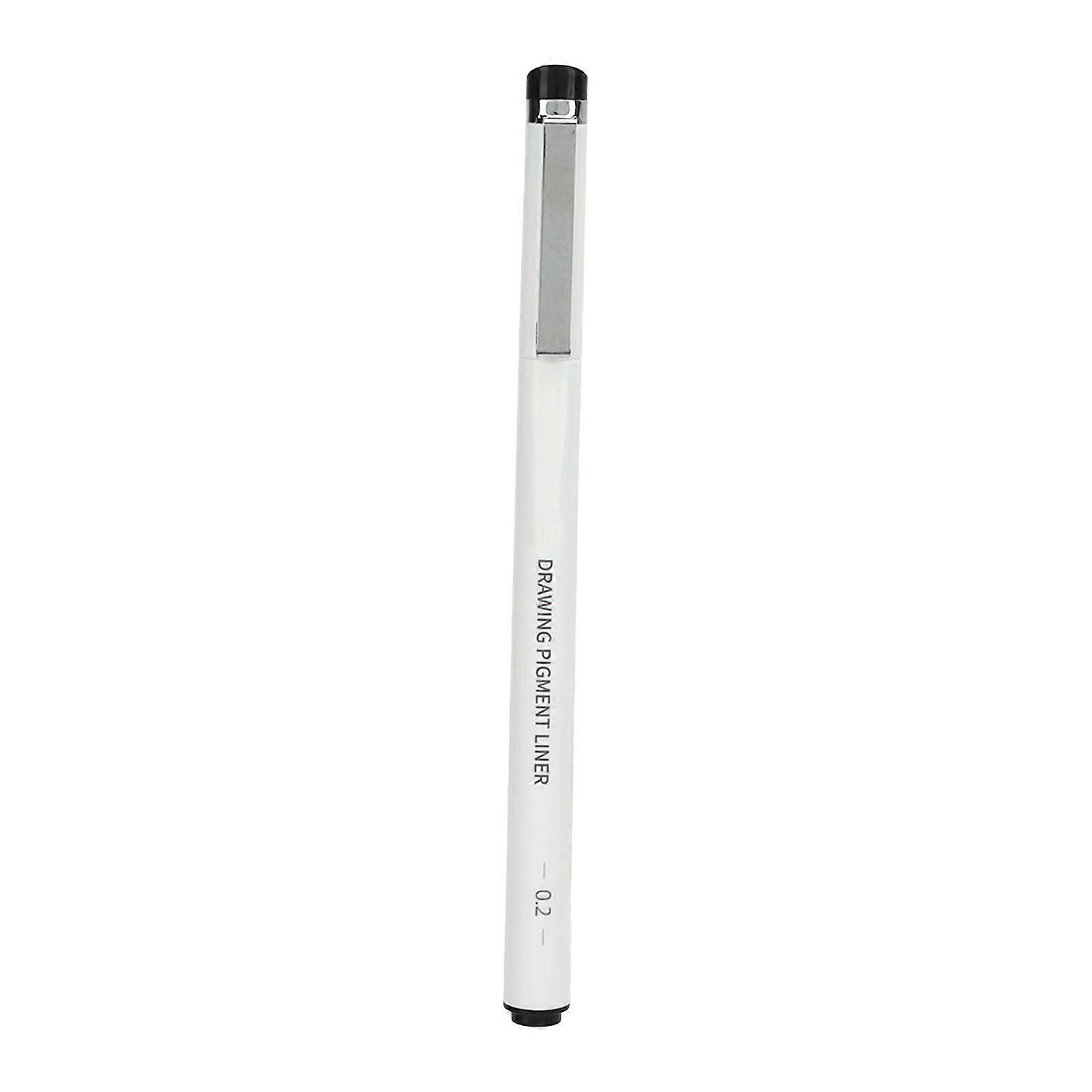 10Pcs Waterproof Micro Line Pens Strong Coverage Black Micro Pens Line Drawing Pens for Comics Design Sketching