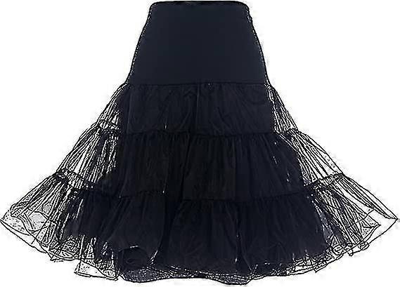 Jujon Rockabilly Vintage Femmes Tutu Sous-jupe des années 1950