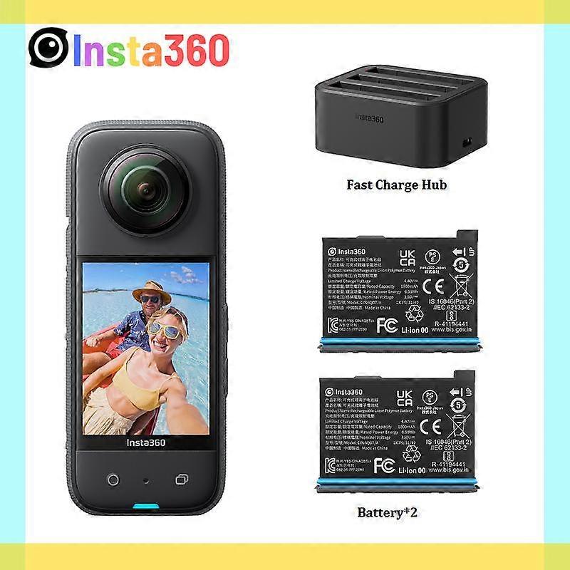 Redkid X3 2022 NEW LAUNCH Action Camera HDR 5.7K 360 72MP 2.29 Touch Screen 1/2 Sensor one x3 with b