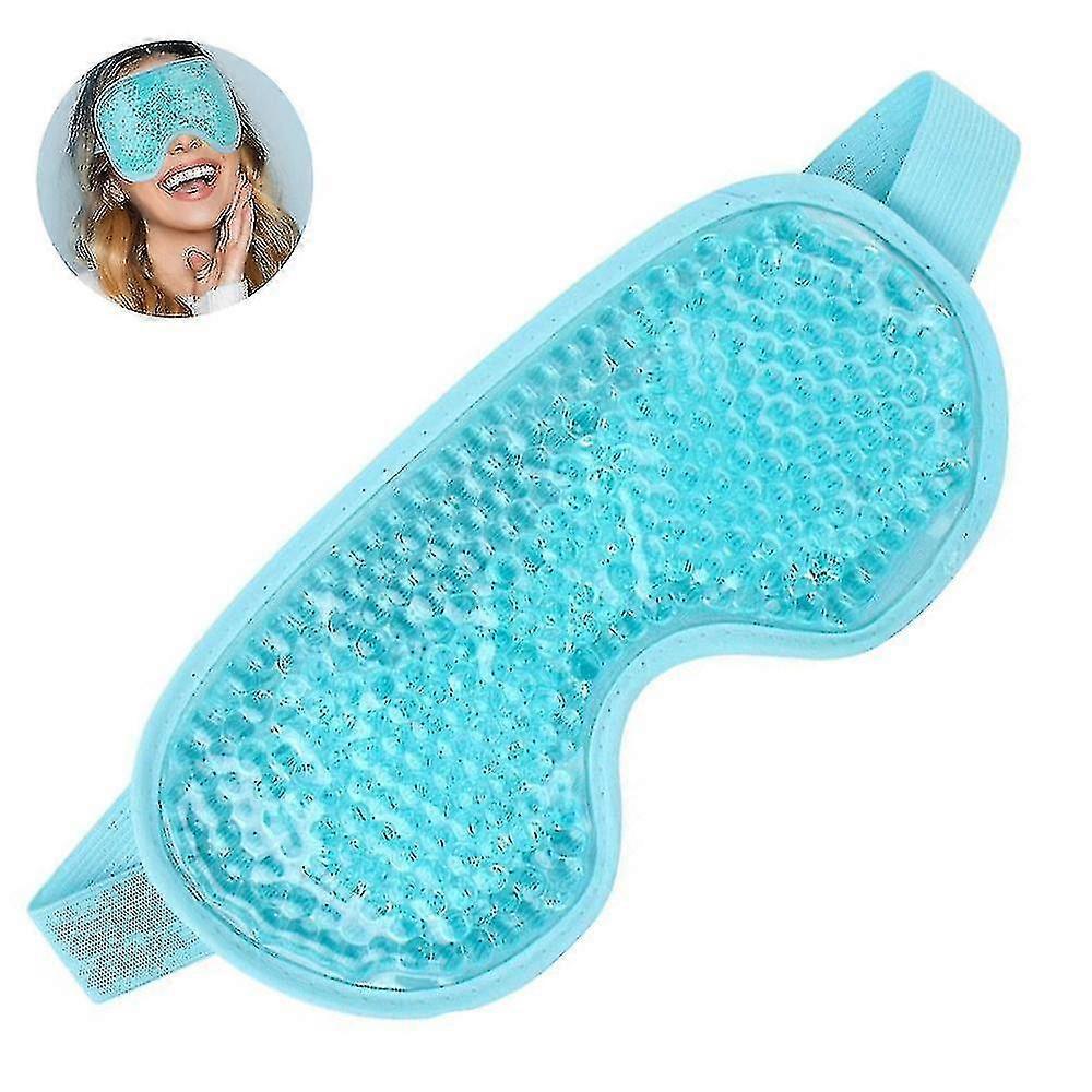 Eye Mask,reusable Beads Ice Pack,hot Cold Therapy,adjustable Strap